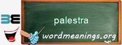 WordMeaning blackboard for palestra